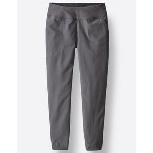 Patagonia Happy Hike Studio Pants Women’s Size M Gray Jogger Pockets Pull On